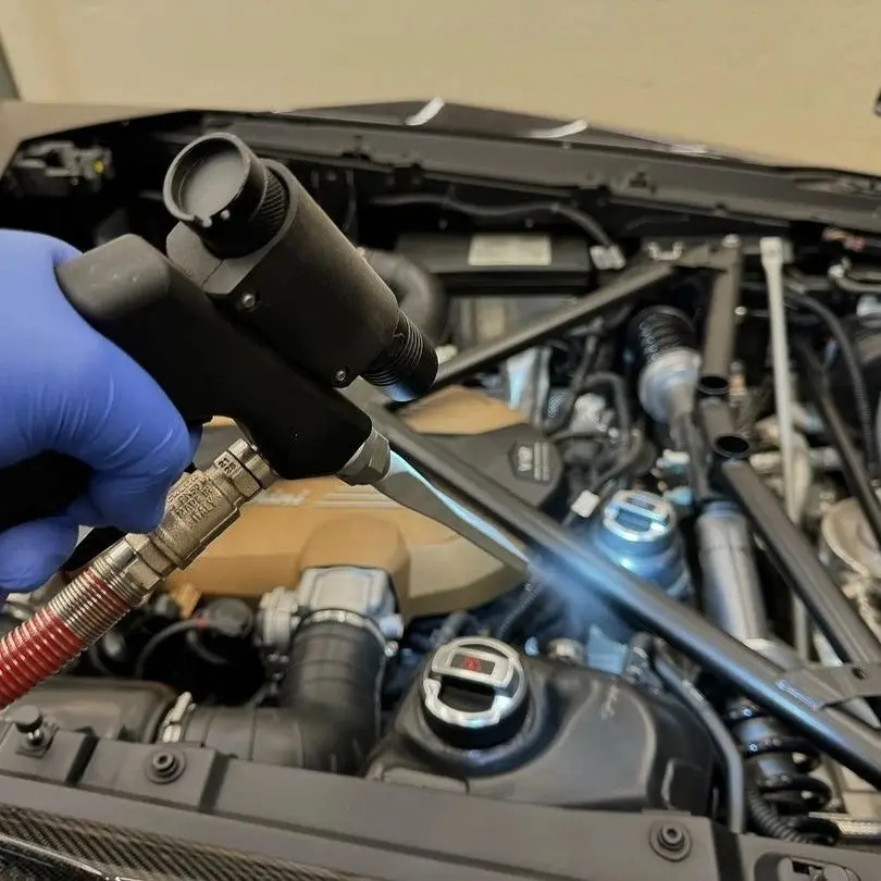 Dry ice blasting — field operation