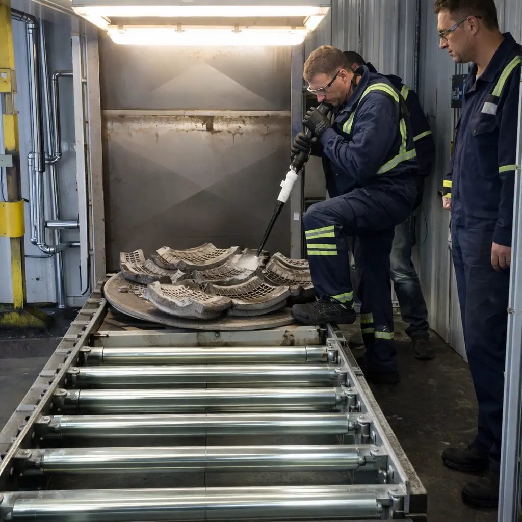 Dry ice blasting — field operation