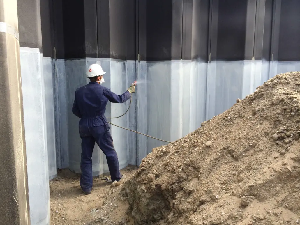 Polyurea coating — field operation